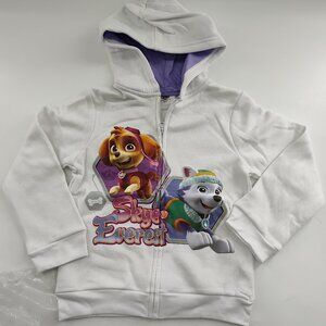 Paw Patrol Skye and Everest Girls' Full Zip Hoodie